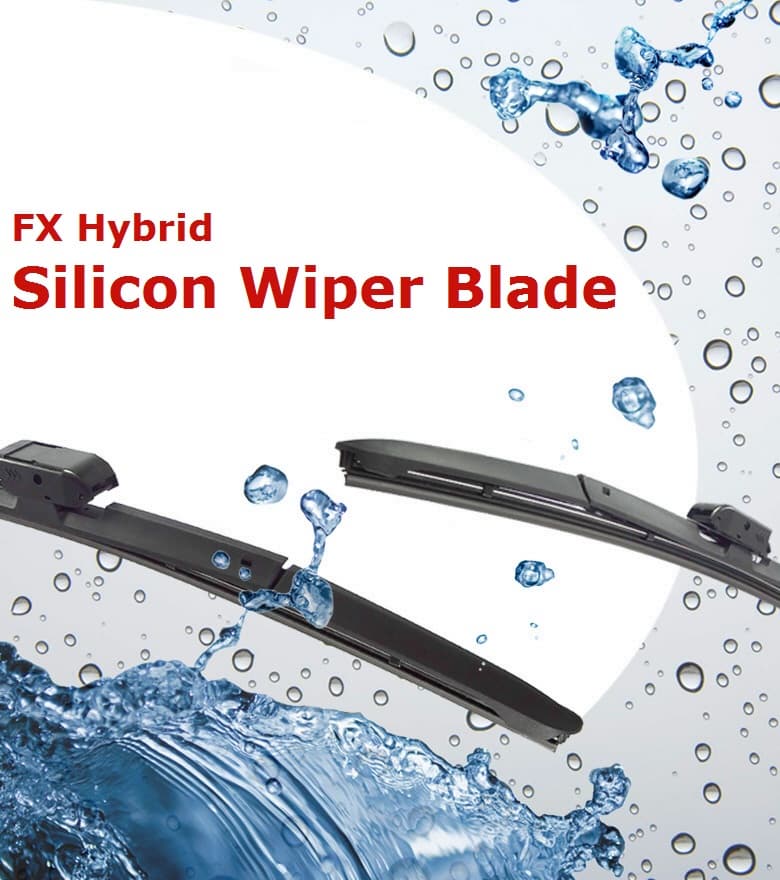 Hybrid Silicon Water Repellant Wiper Blade